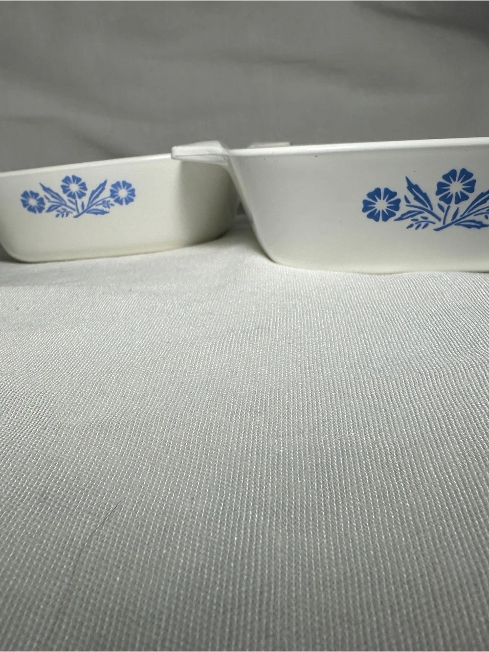 CorningWare P-41 White and Blue Floral Serving Dish - Classic Home Dining